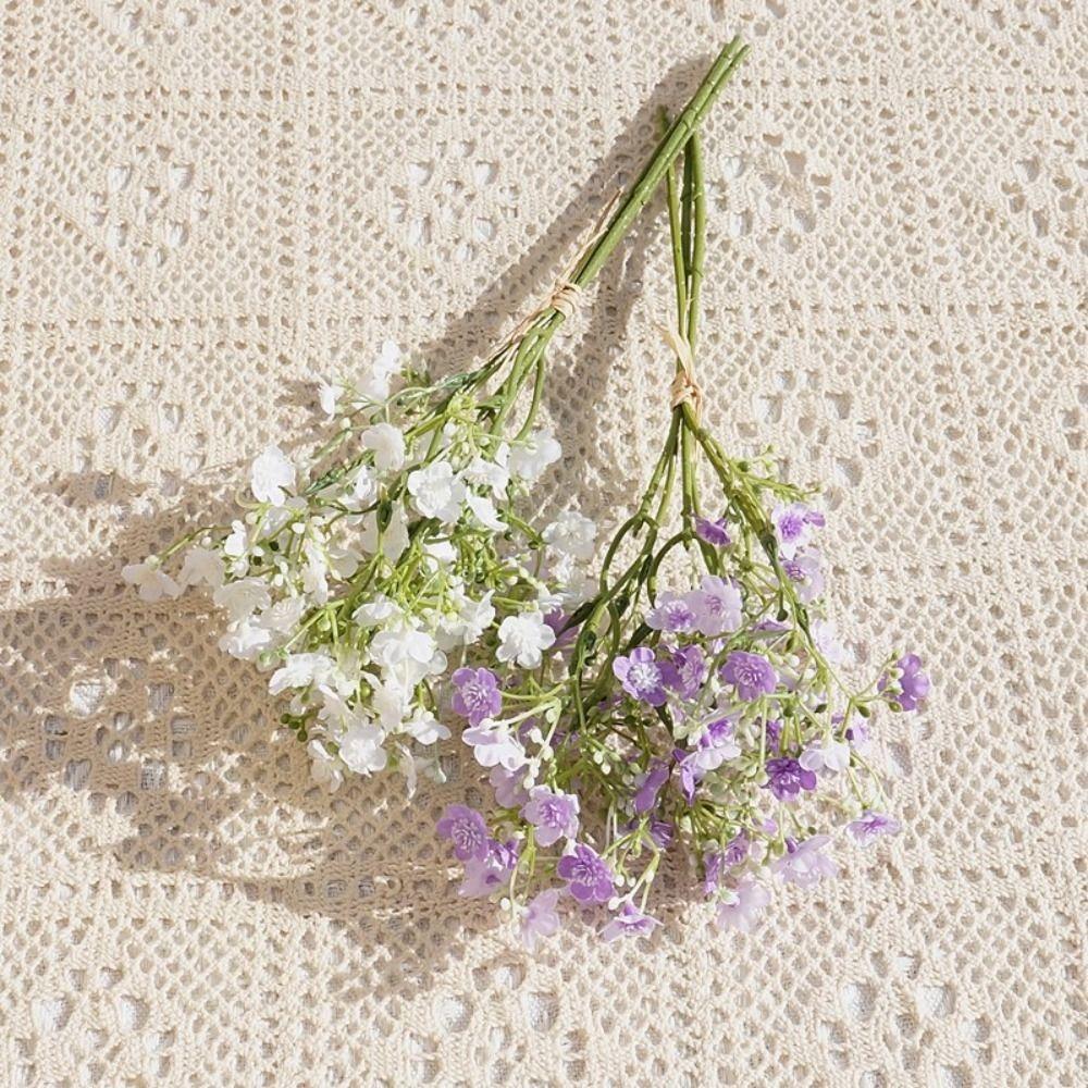 3Pcs Handmade Artificial Gypsophila Branches DIY Fake Flower  Birthday Party Gift