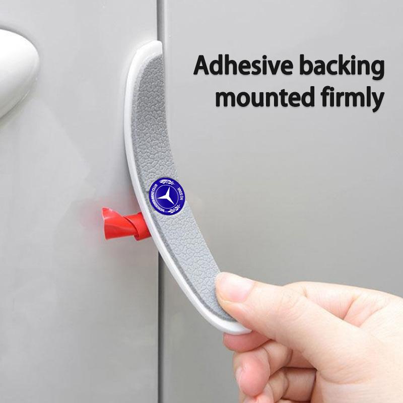 4pcsCar Door Protector Guard Strip Scratch Protection Stickers For Mercedes Benz AMG A C E S G Class W201 W210 W108 W204 W205 ZACDE1
