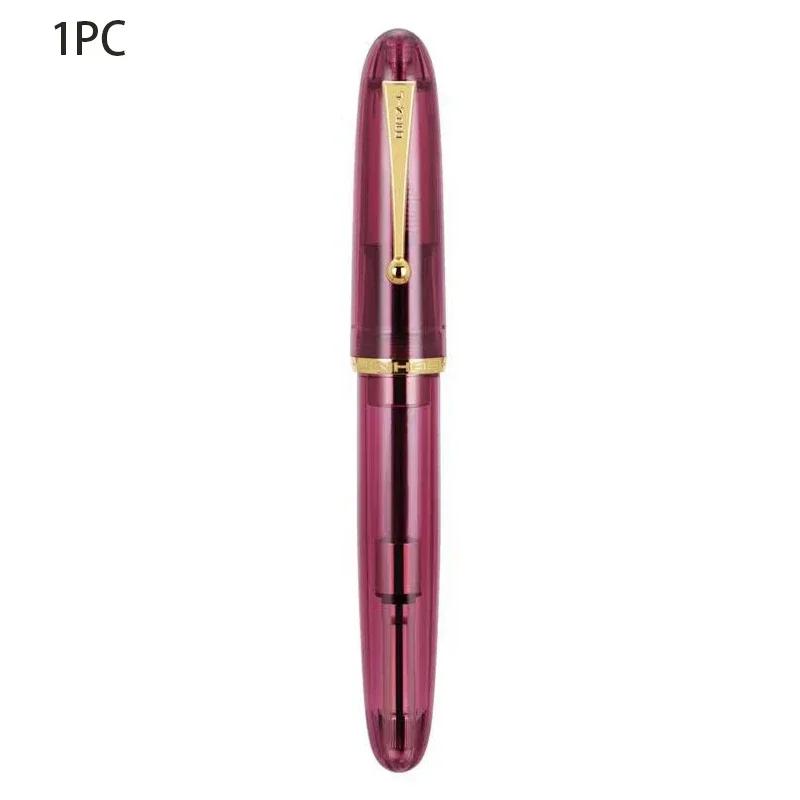 Роскошная перьевая ручка JinHao 9019 Dadao Акриловая прозрачная вращающаяся ручка Перо 40 мм Канцелярские товары Офисные школьные принадлежности Пишущие ручки