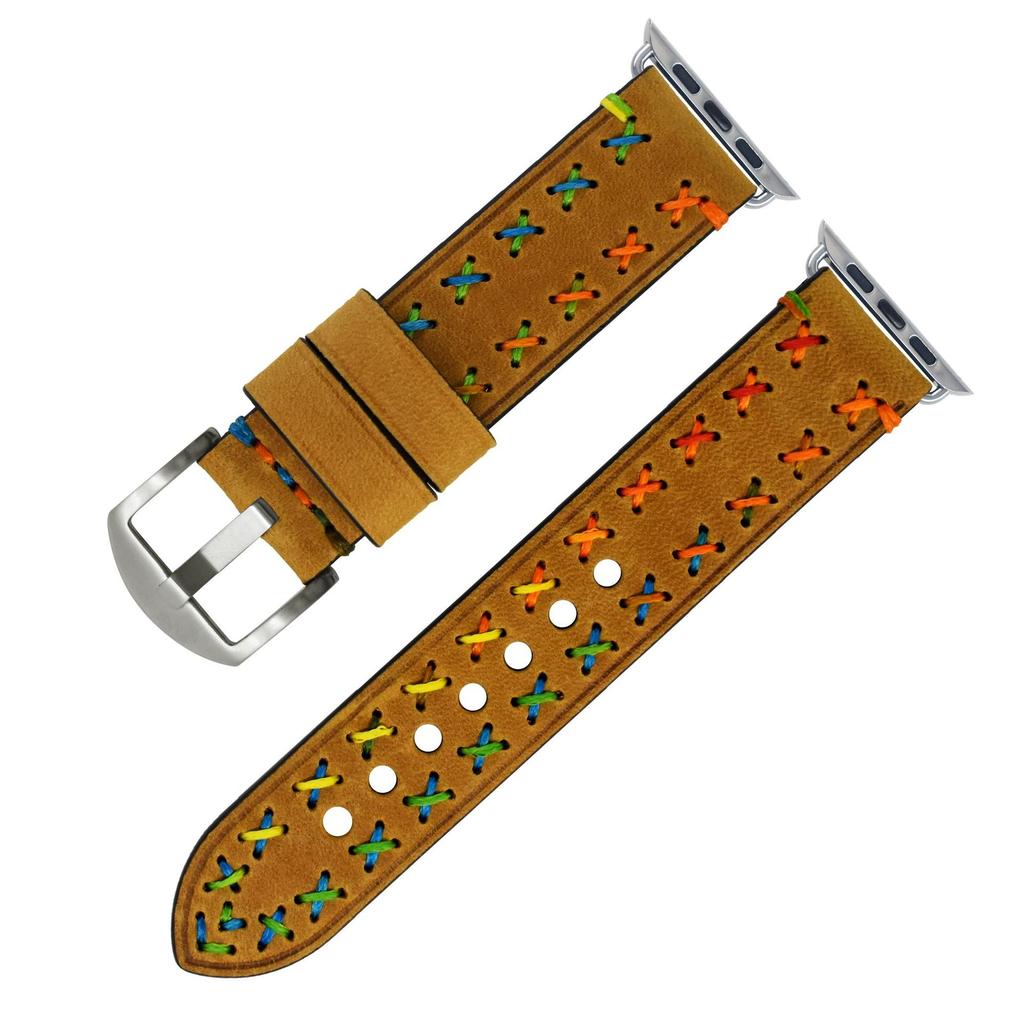 Подходящий ремешок для Apple Applewatch Iwatch8/7/6/Se Кожаный верхний ремешок Мужской и женский