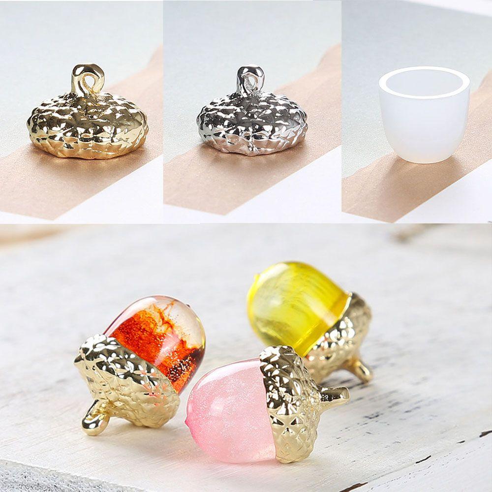 Holder 3D Solid Pendant Cap DIY Epoxy Jewelry Making Jewelry accessory Crafts Tools Silicone Mold