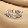 Dainty Jewelry Butterfly Rings Vintage Finger Rings New Fashion Zircon Rings  Valentine‘s Day