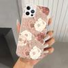 Красивый чехол для телефона с рисунком Роза Блеск для Iphone 17 Air 16 15 Plus 14 13 Mini 12 11 Pro Max 16E 7 8 SE 2020 Мягкий Funda Печать S