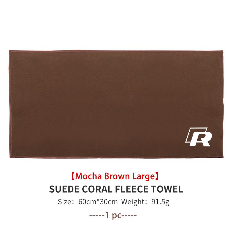 Deer Skin Car Drying Towel Microfiber Absorbent Auto Cleaning Cloth For Volkswagen VW Golf Polo 4 5 6 Passat B5 B6 B7 CC Jetta zk1