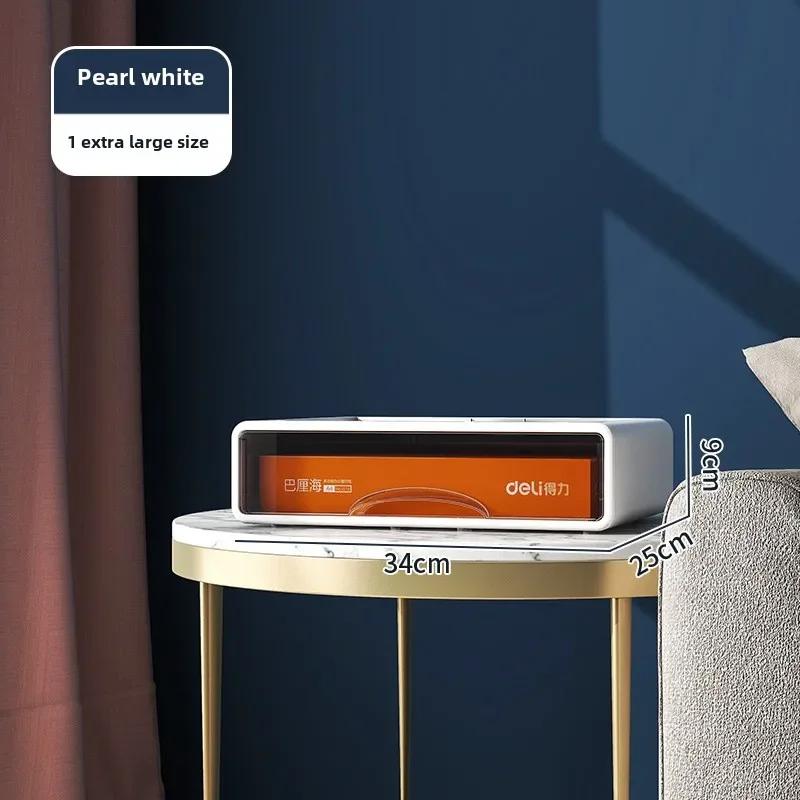 Пластиковая коробка, настольный органайзер, ящик для хранения косметики, штабелируемый контейнер для ювелирных изделий, большая маска, офисное хранение лекарств, пылезащитный