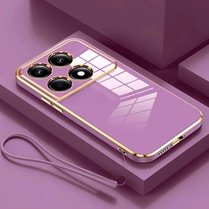 Модный чехол с покрытием для Xiaomi 15 14/13/T Pro Ultra POCO X7 X6 F6 M6 Pro 4G 5G Мягкий тонкий силиконовый противоударный чехол для телефона