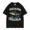 Женская Модная Винтажная Футболка Футболка Женская Одежда Tralalero Tralala Смешная Бегущая Акула Мем Футболки