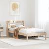 VidaXL Bed Frames and Headboard 100x200 Cm Solid Pine Wood, Bed, Bedroom Furniture, Wooden Bed, Single Bed, Frame 3306537