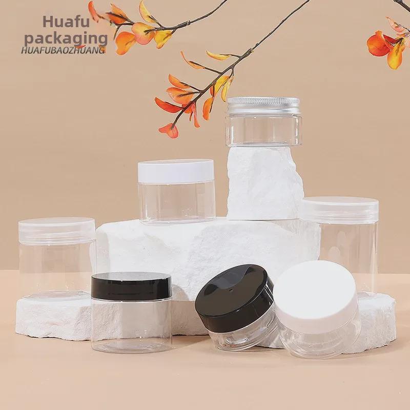 Бутылка из ПЭТ-пластика с широким горлом и 47 зубцами, 40 мл, баночка для крема для дорожных косметических средств