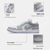 Nike AJ1 Jordan 1 Low Бело-серые Повседневные Кроссовки