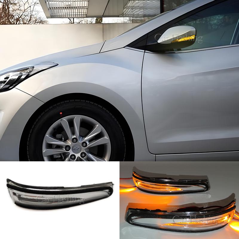 Светодиодный повторитель поворота в зеркале заднего вида для Hyundai i30 Elantra 2012 2013 2014 2015 Сигнальная лампа