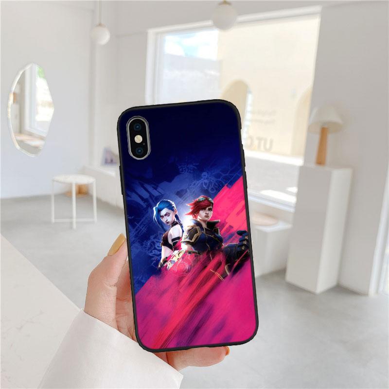 Чехол для телефона QT6 Arcane Jinx для Samsung Galaxy A05 A05S A12 A13 A15 A33 A53 A73 M15E M55 S10 S10E S20 Ultra Lite Plus Fe