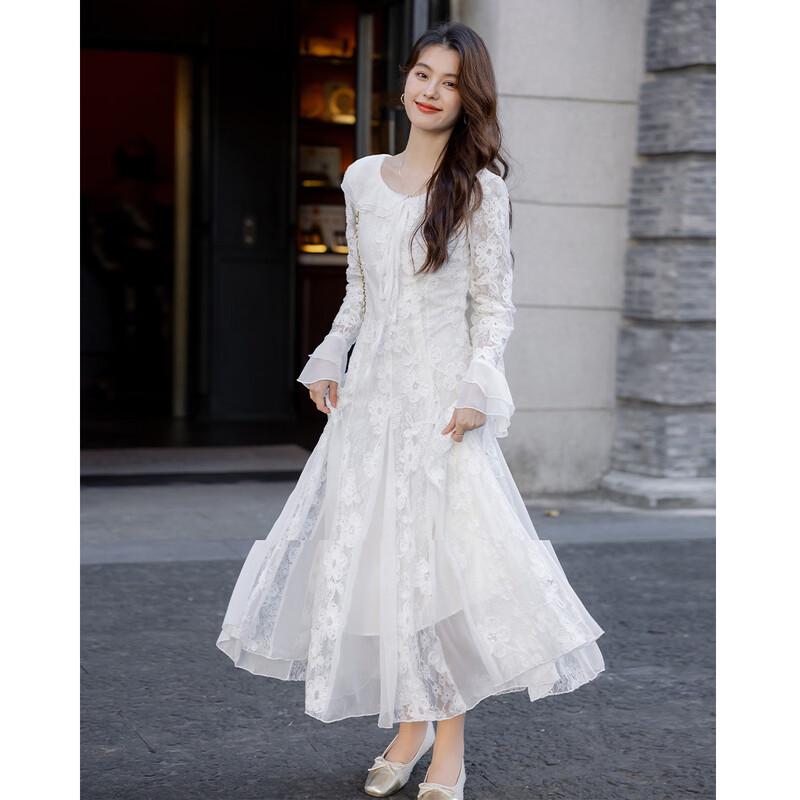 Элегантное женское миди-платье с длинным рукавом и юбкой «рыбий хвост» от Mokana