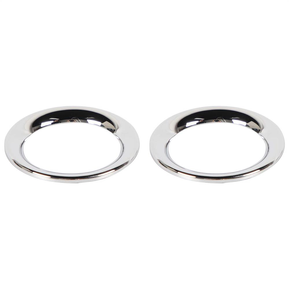 2x Хромированное кольцо отделки динамика передней двери для Jeep Grand Cherokee Durango 2011-2021