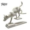 Talos 3D-печатная фигурка кошки и собаки, скульптура животного на ступеньках, форма кошки/собаки, шагающая, художественное настольное украшение, подарок