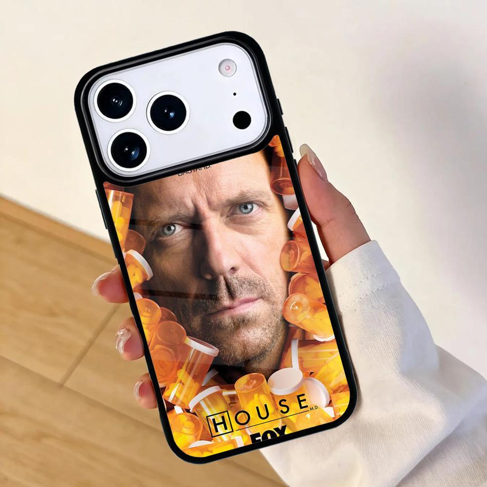 Dr House Hugh Laurie Pills Mobile Phone Case for IPhone 17 AIR 16pro Max 15 14 13 12 11 Bumper Cover