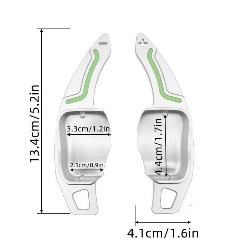 Светящиеся алюминиевые литые рулевые лепестки-удлинители для VW Golf 6 MK6 R20 R36 GTI Jetta MK5 Passat B6 B7 CC Polo