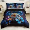 Fashion Classic Butterfly Flower Digital Print Bedding Set Soft Comfortable Duvet Cover For Bedroom Guest Room