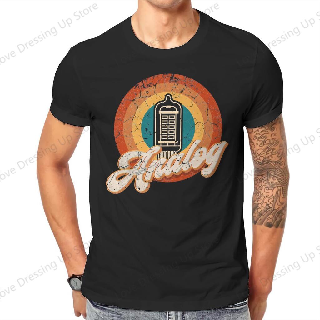Vacuum Tube Audiophile Tshirt Homme Unisexs Clothes Cotton T Shirt For Unisex