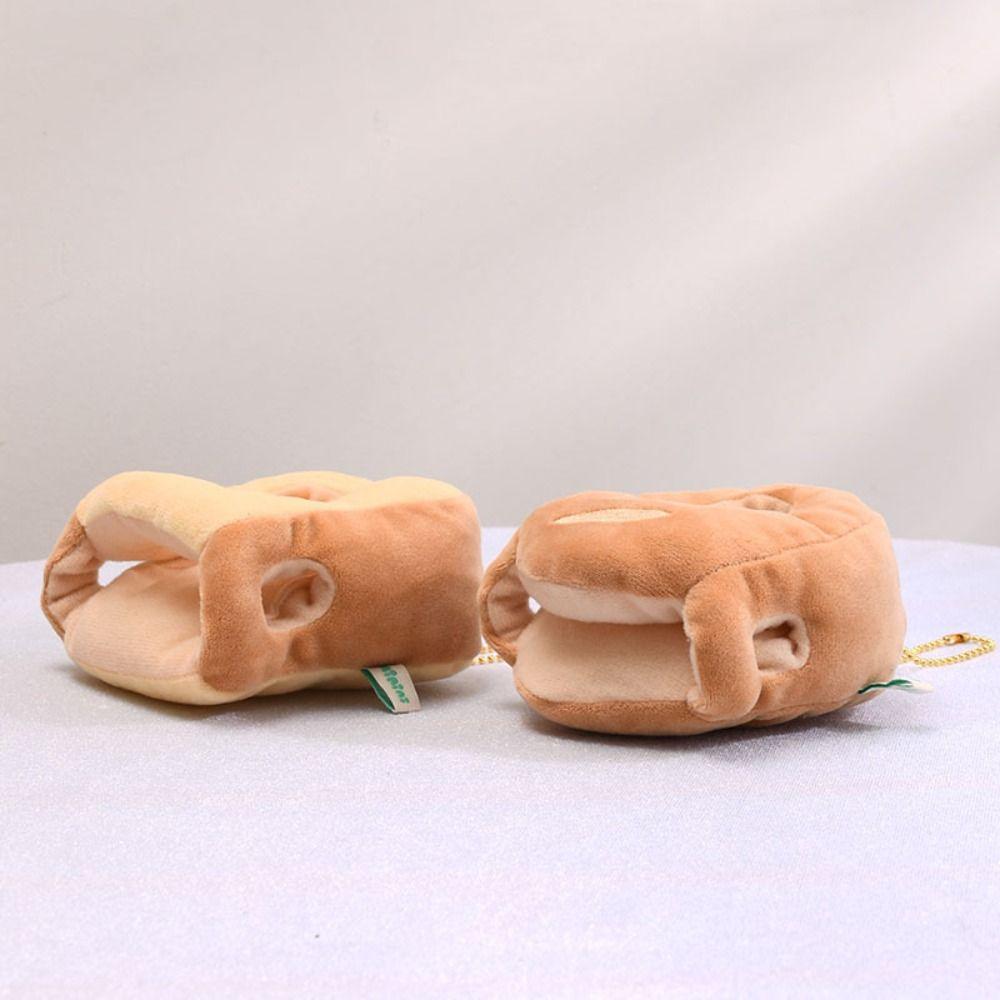 Bread Series Cartoon Plush Doll Multicolor Bag Ornament Gift Hanging Fluffy Animal Pendant