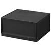 Modular Case, Freely Combinable Drawer Storage Case, Wide Medium, Black. Customize Your Storage To Fit Your Lifestyle with Easy-to-slide Drawers
