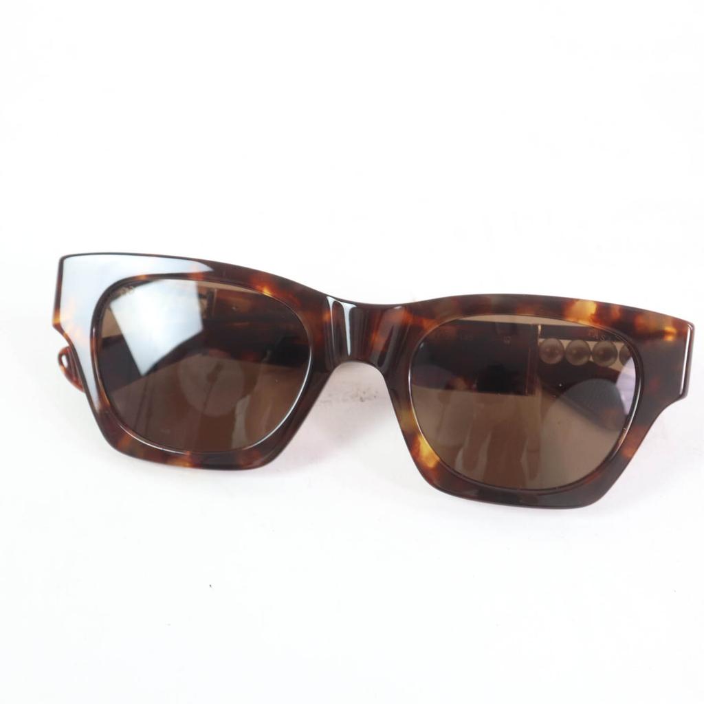 Excellent TASAKI EYEVAN sunglasses balance signature sunglasses With pearl Z0504 Used