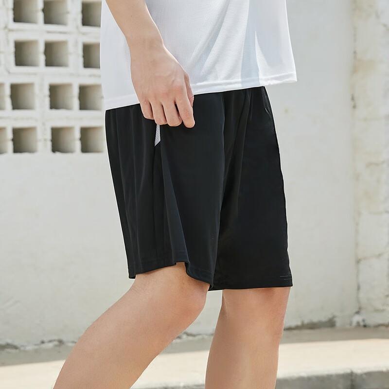 Puma Спортивные повседневные дышащие шорты на шнурке, мужские брюки, черные 704924-03