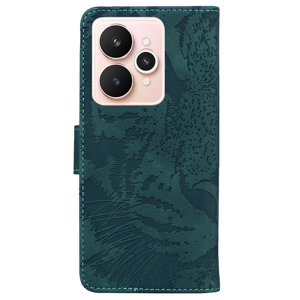 For Realme 15 Pro 5G/15 5G Case Tiger Imprint Leather Wallet Phone Cover