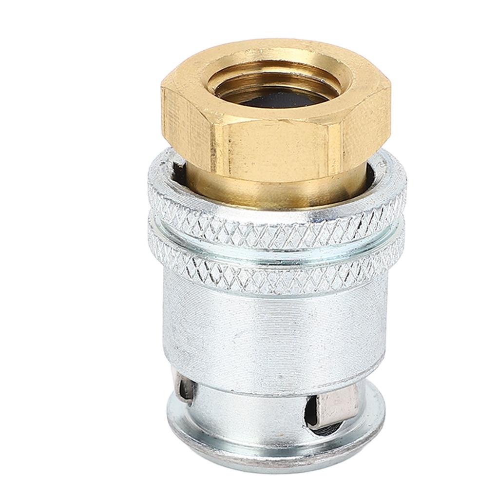 2Pcs Lock On Air Chuck 1 4FNPT 150PSI Closed Flow Tire Chuck Brass Metal Alloy Tire Air Chuck for Tire Air Compressor