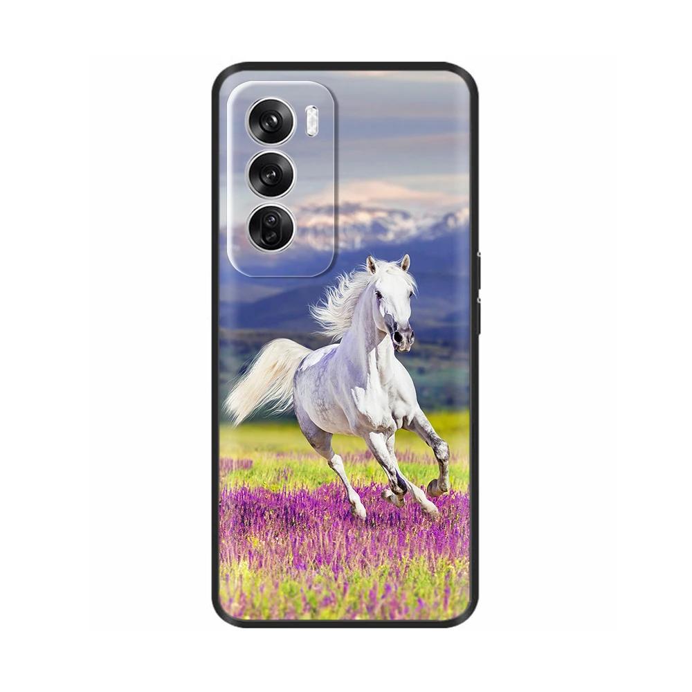 Чехол для OPPO Reno 12 5G Новый модный окрашенный чехол Силиконовый мягкий ТПУ чехлы для телефона Для OPPO Reno 12 Pro 5G Корпус reno12 Pro Fundas