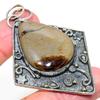 Septerian Stone Handmade 925 Sterling Silver Jewelry Pendant 2.76" Z2r03