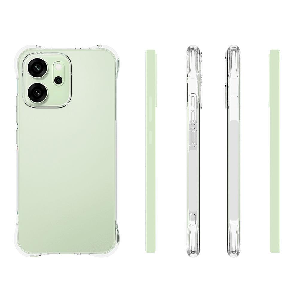 For Oppo Reno14 F 5G TPU Case WANLONFENG WL2 Series 2.0mm Phone Cover with 2Pcs Tempered Glass Films