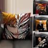 B-Bleach Kurosakii Аниме Наволочка Натуральный Лен Органическая Ткань Двусторонняя Печать Диван Домашний Декор Подарок Наволочка