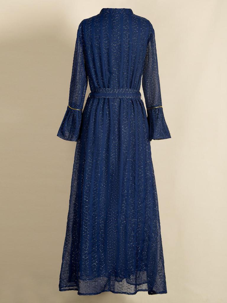 2025 Вышитое платье мусульманки с Ближнего Востока - Новое арабское платье в стиле Дубая