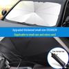 Телескопический солнцезащитный козырек для лобового стекла автомобиля - теплоизоляционный и складной для летней защиты