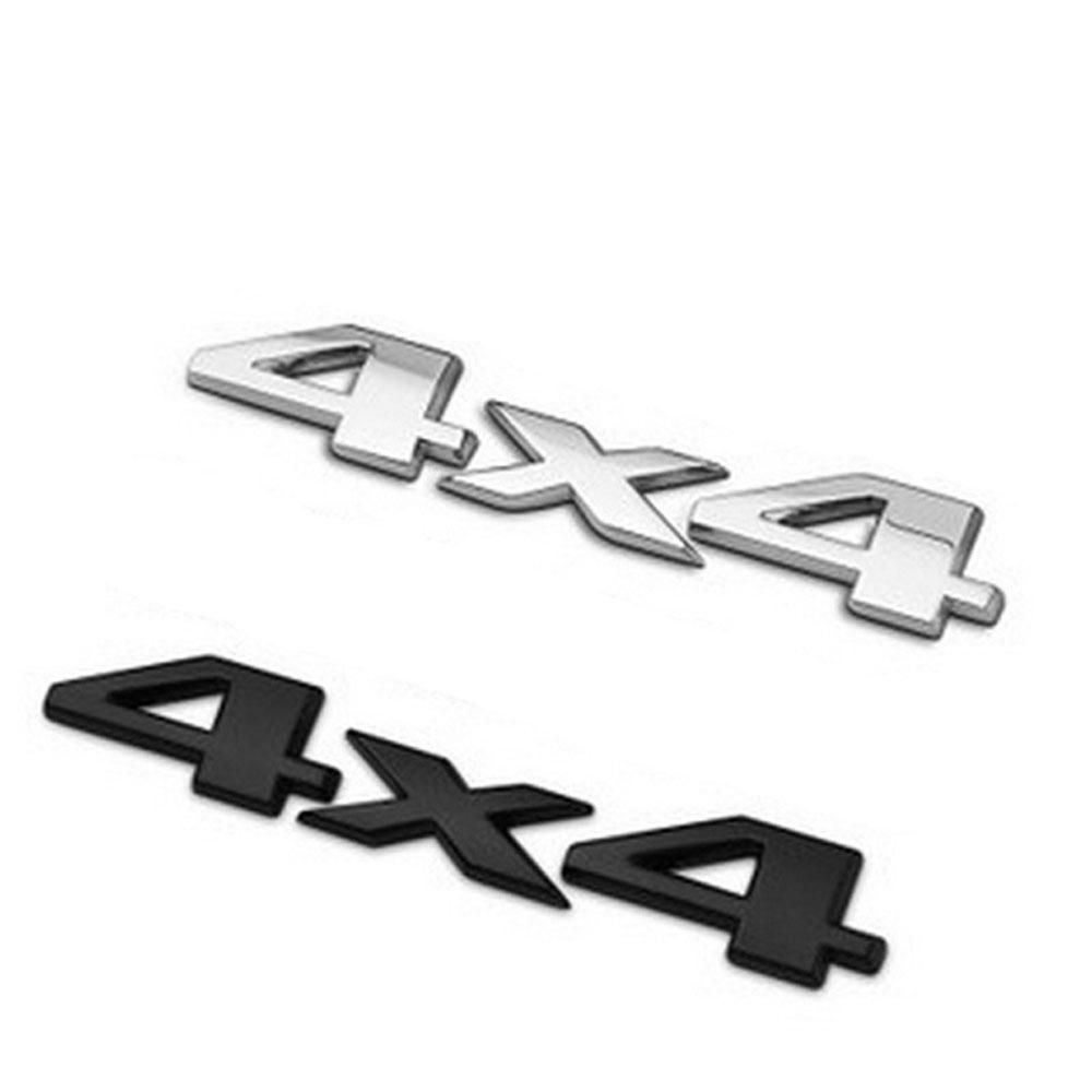 Black Stylish 3D 4X4 Logo Motor For SUV Emblem Badge Car Sticker Car-styling Auto Decals