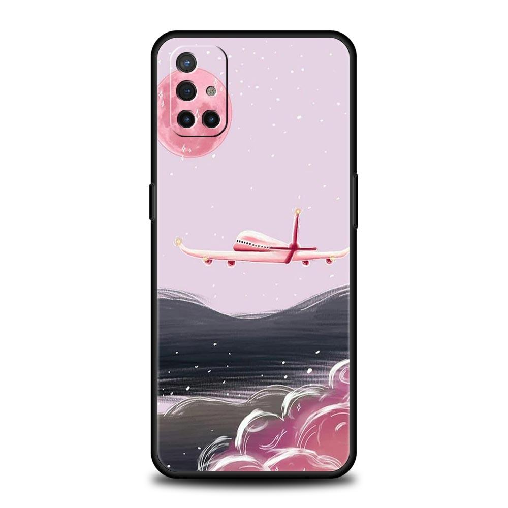 Чехол для телефона с картой мира в виде самолета для OnePlus 10 Pro 9 8T 8 Nord N10 7 7T 9R, черный чехол для 1 + Nord 2T CE 2 N100 N200 Z 5G