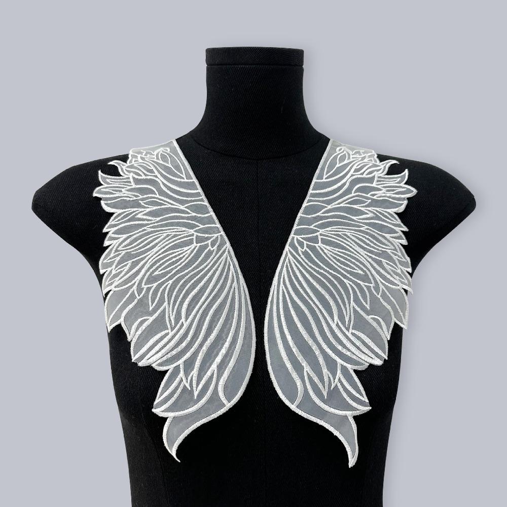 Двухслойный женский кружевной воротник, аксессуары для одежды, накидка, поддельные воротники, съемная рубашка