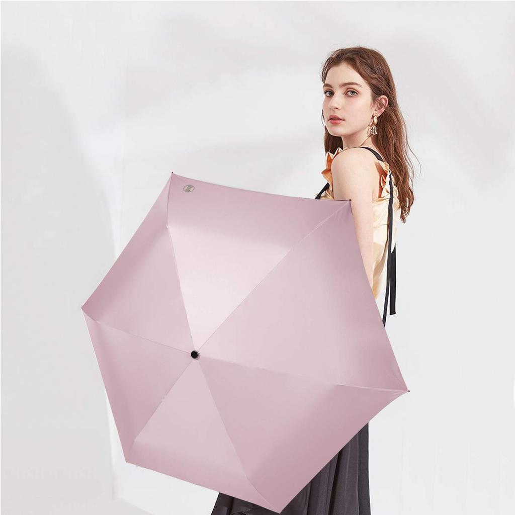 JARMUI Folding Ultra Lightweight UV Protection Light Heat For Sunny and Rainy 300T Super Water Folding Umbrella for Women and Windproof and Water Easy