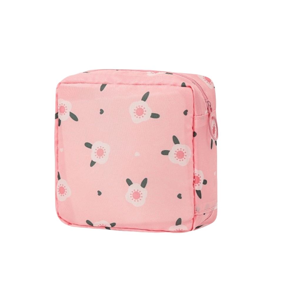 Large Capacity Mini Storage Pouch Waterproof Square Storage Bag Menstrual Pad Bag Credit Card