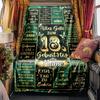 Happy 18Th Birthday Blanket Personalized Name Soft Comfortable Stylish Blanket Car Blanket Perfect For Travel Camping Outdoor Home Suitable For All