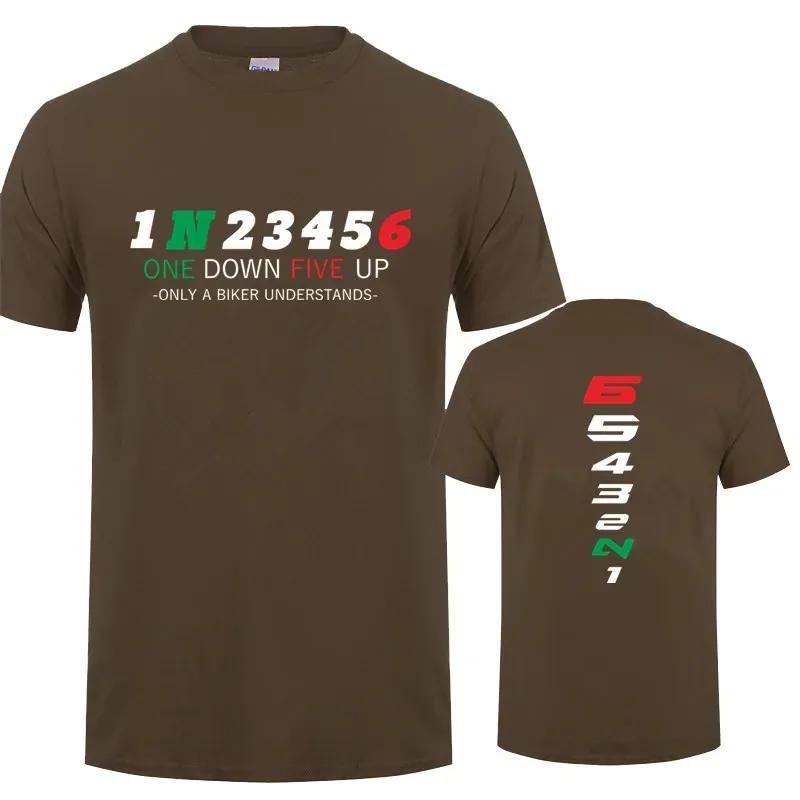 1N23456 Motorcycle Only A Biker Understands T Shirt Motorbike Tee Printed Race Shirt Casual Tops Summer Men Short Sleeve Cotton