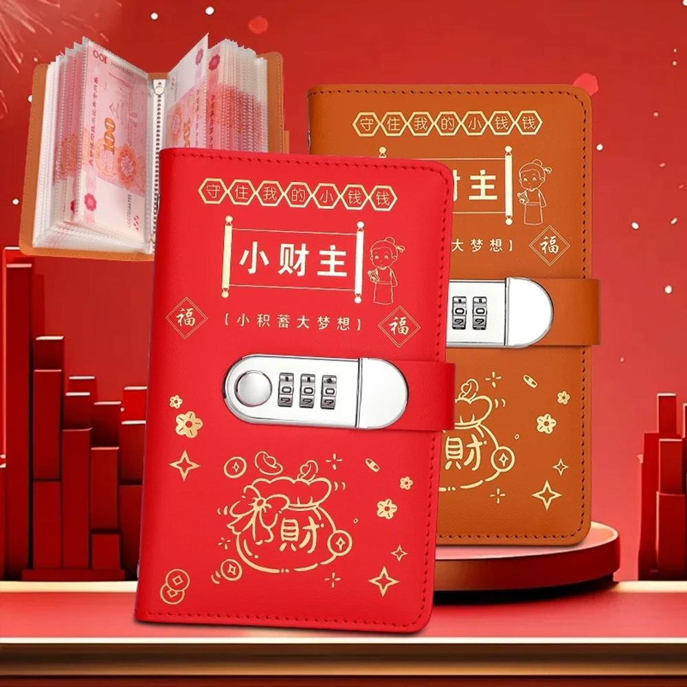 Save Money Money Saving Challeng PU Mini Binder Savings Challenge Fashion Savings Challenges Book
