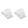 Short Multi Layer Lace Fake Sleeves Girl Ruffle Decoration Wrist Cuffs Fingerless Wedding Bridal Gloves Maid Cosplay Bracelet