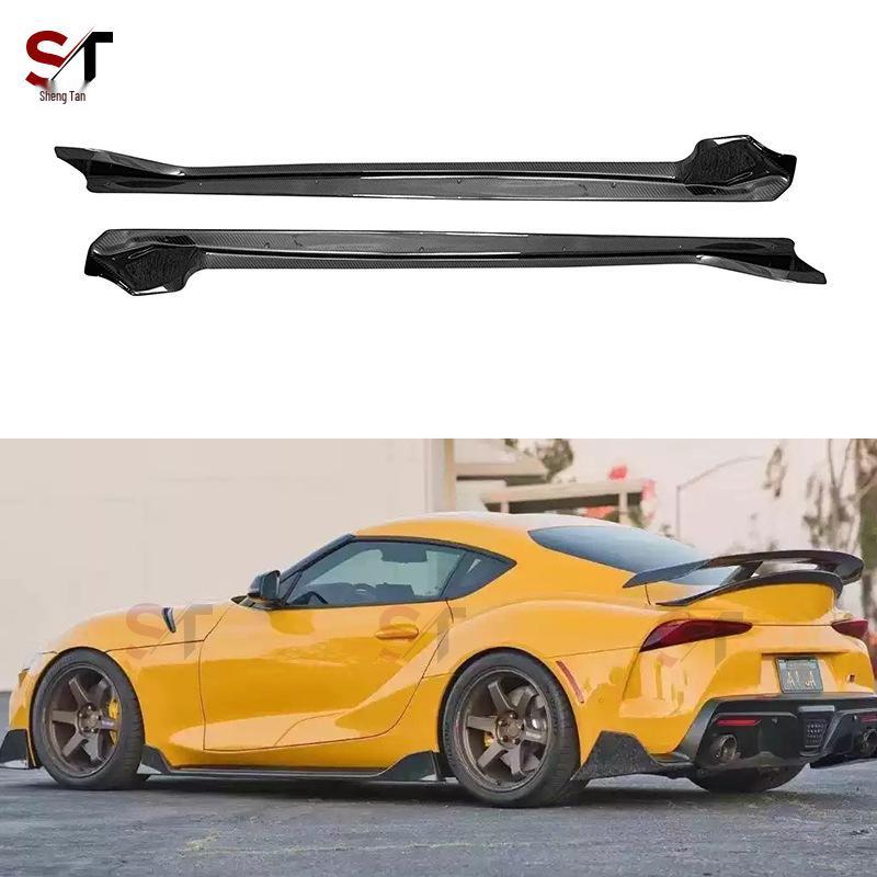 Боковые пороги из углеродного волокна для Toyota SUPRA A90/A91 AG - Модифицированные комплекты обвеса Внешний тюнинг