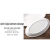 Extra Large Thickened Oval Ceramic White Steaming Fish Plate for Restaurants