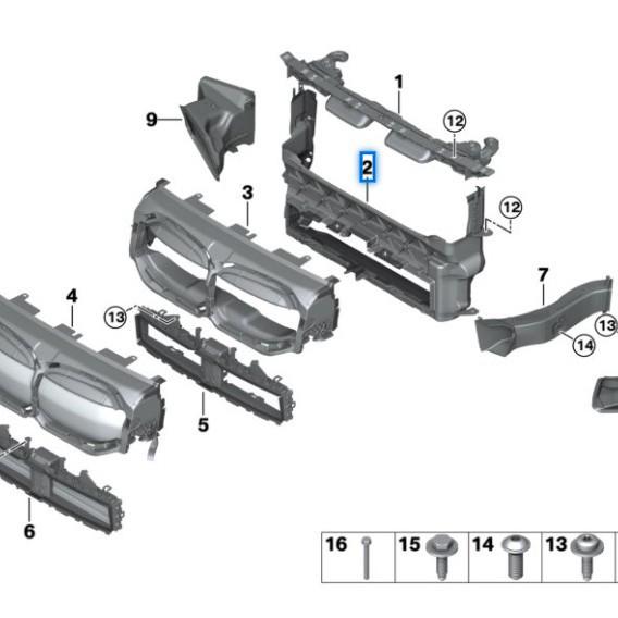 Рамка воздуховода для BMW 1 серии F40