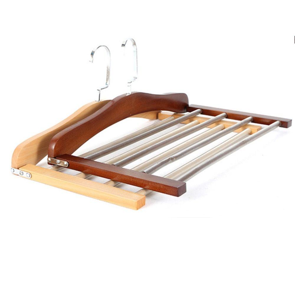 Anti Slip Pants Hanging Traceless Pants Rack Storage Organizer Multi-layer Flat Hook  Door