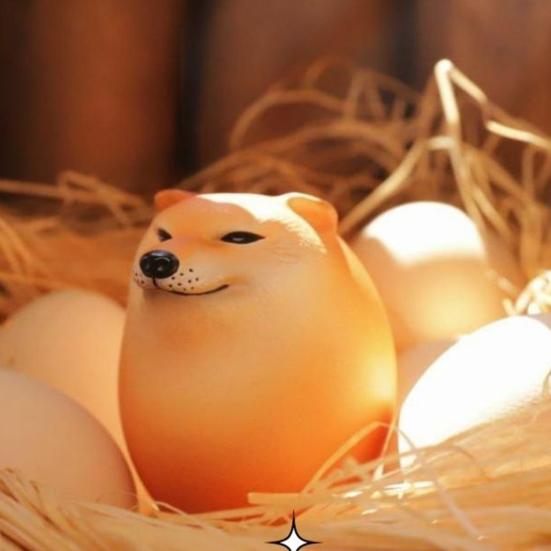 1/2/3/4 шт. Мягкая игрушка-яйцо Сиба-ину с медленным отскоком, снятие стресса, тревожности, портативная, для детей, подростков, взрослых, мультяшная собака, сжимающая, сжимающая, сенсорная игрушка-фиджет