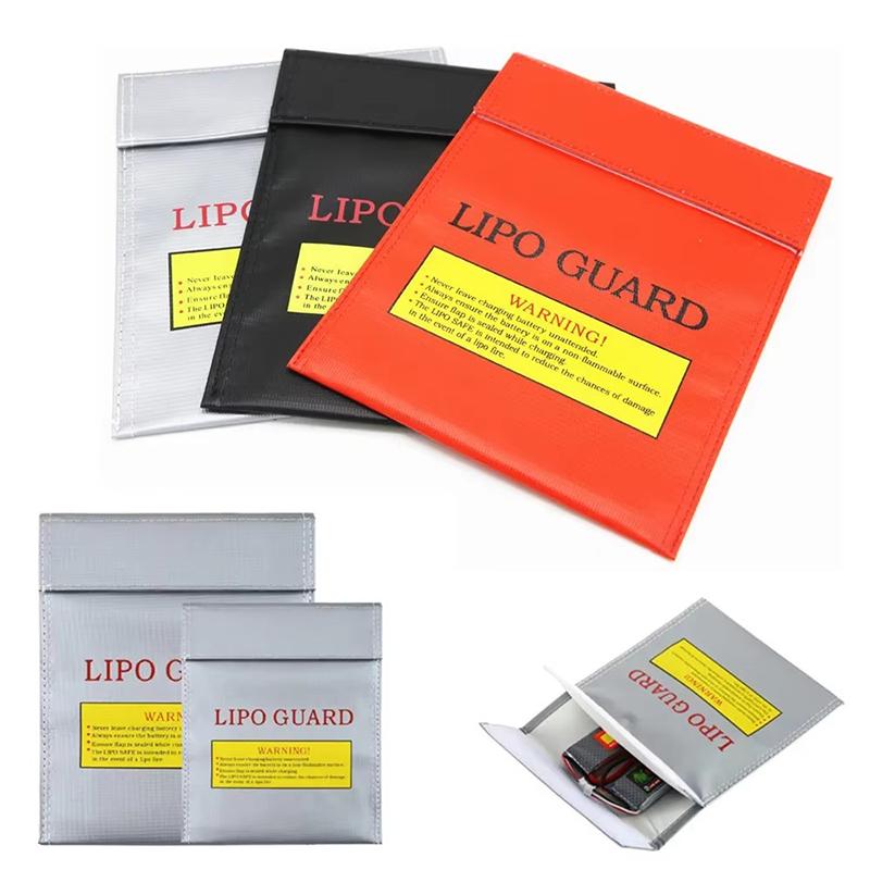 Высококачественная безопасная сумка для LiPo аккумуляторов RC, 2 размера, Огнестойкая, Водонепроницаемая, Взрывозащищенная, Защитный мешок для зарядки, Безопасная сумка, RC Автомобиль